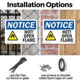 Hot! Open Flame