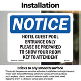 Hotel Guest Pool Entrance Only Please Be