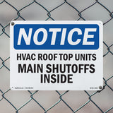 Hvac Roof Top Units Main Shutoffs Inside