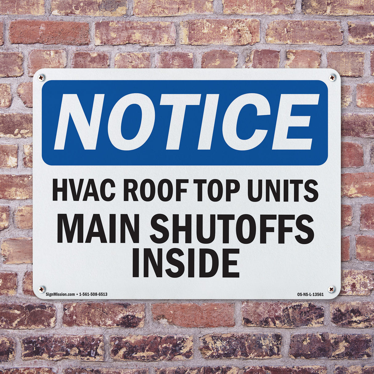 Hvac Roof Top Units Main Shutoffs Inside