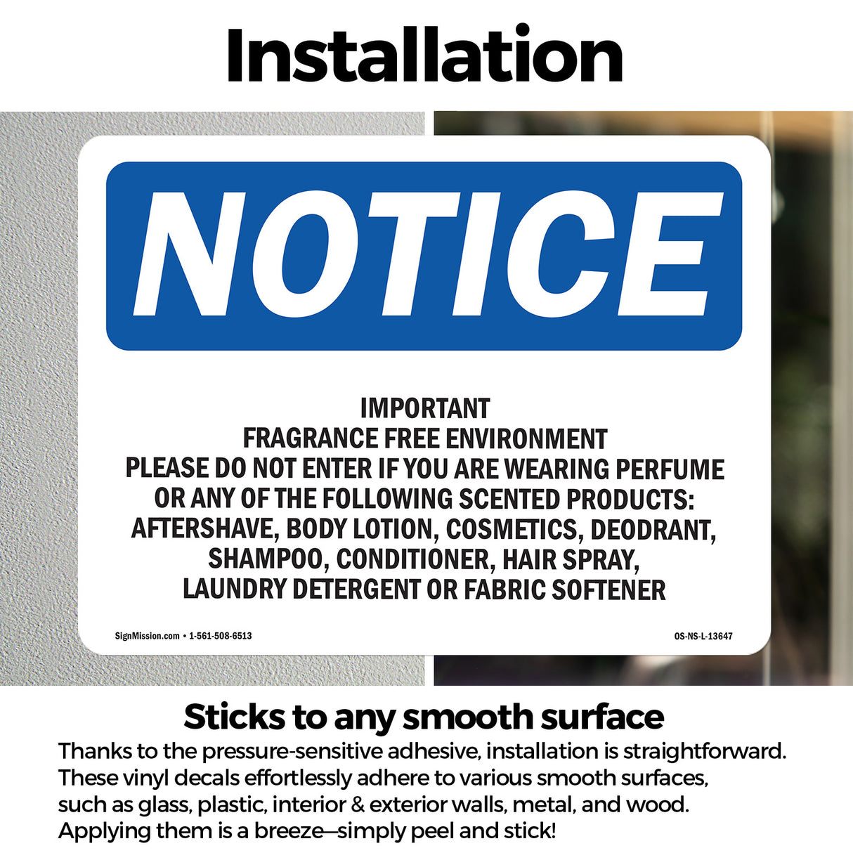 Important Fragrance Free Environment Please