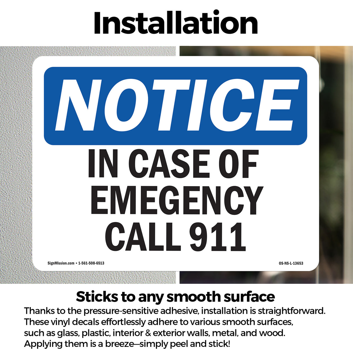 In Case Of Emergency Call 911