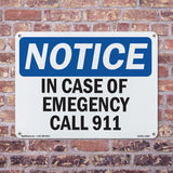 In Case Of Emergency Call 911