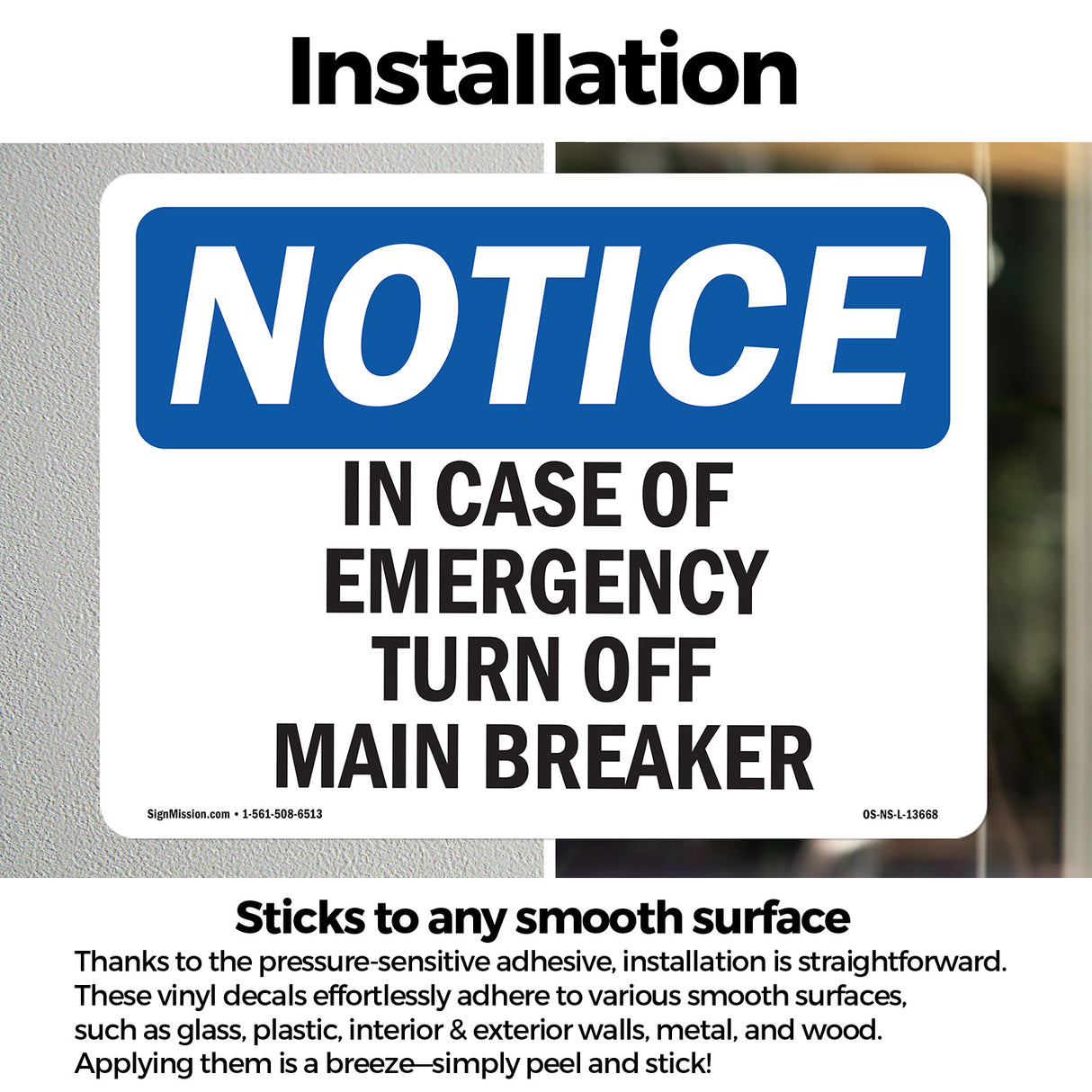 In Case Of Emergency Turn Off Main Breaker