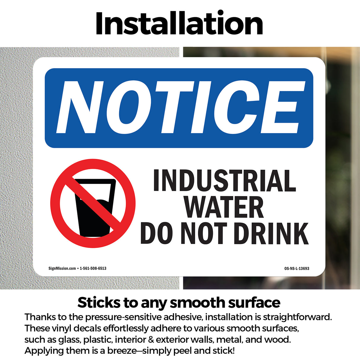 Industrial Water Do Not Drink