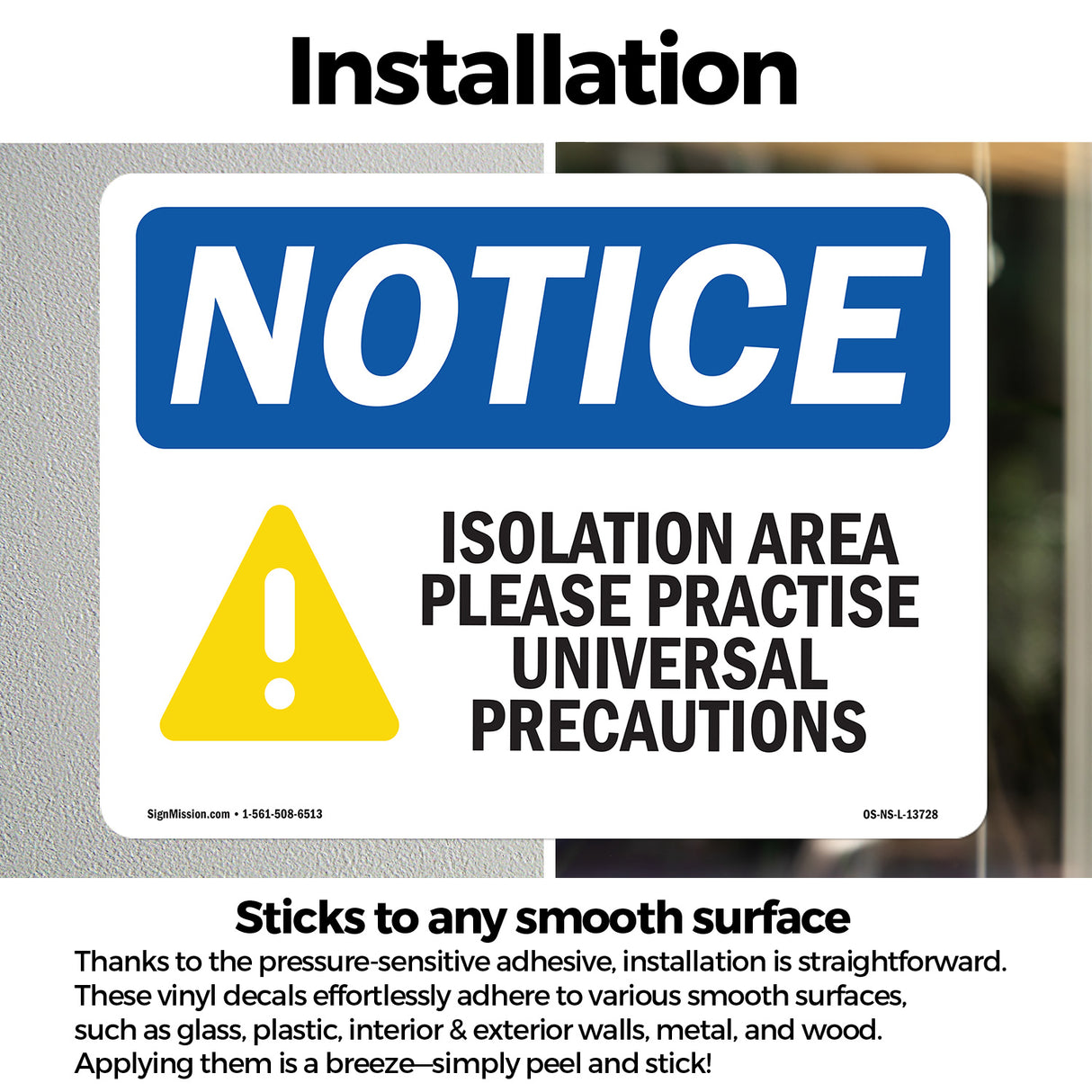 Isolation Area Please Practice