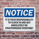 It Is Your Responsibility To Clock In And