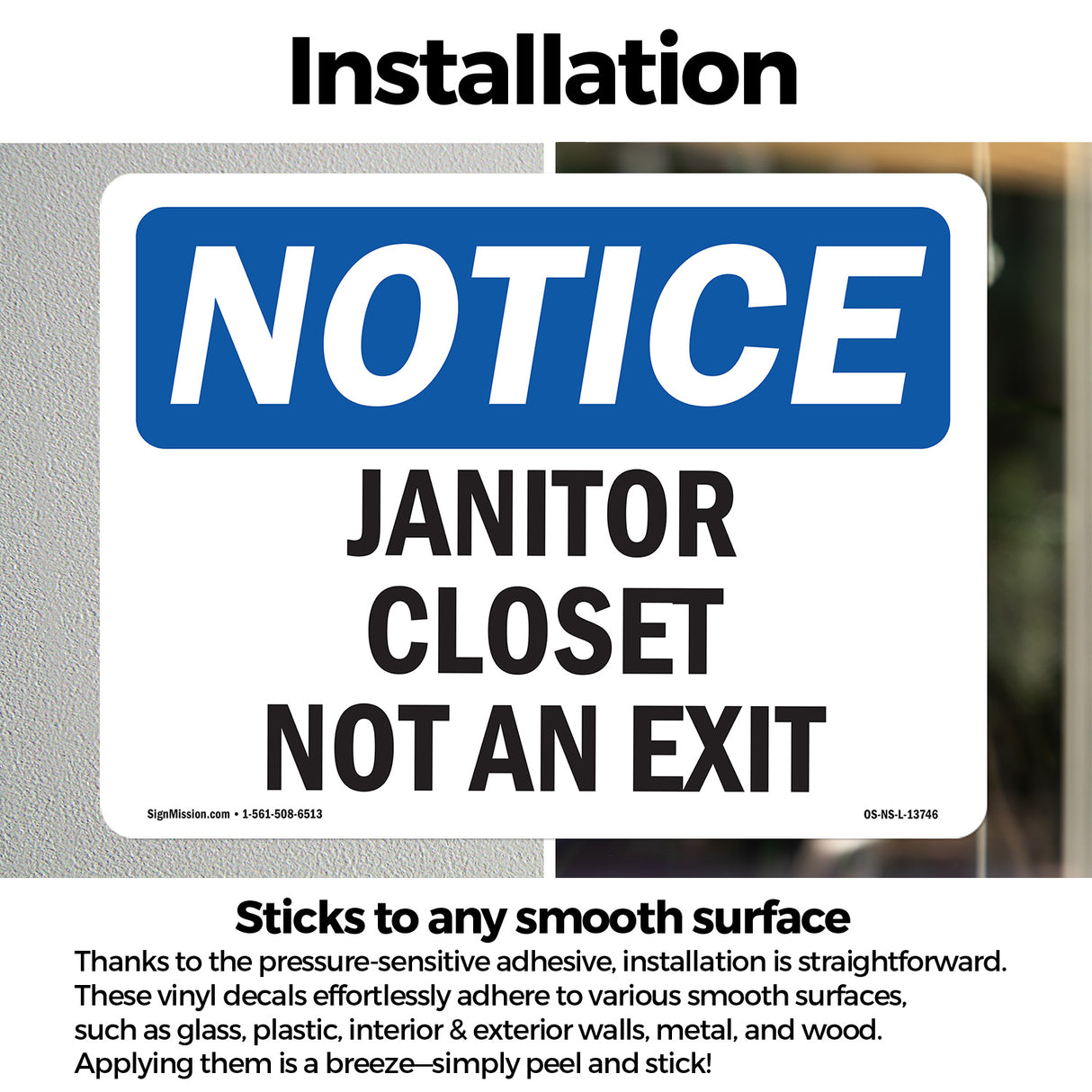 Janitor Closet Not An Exit