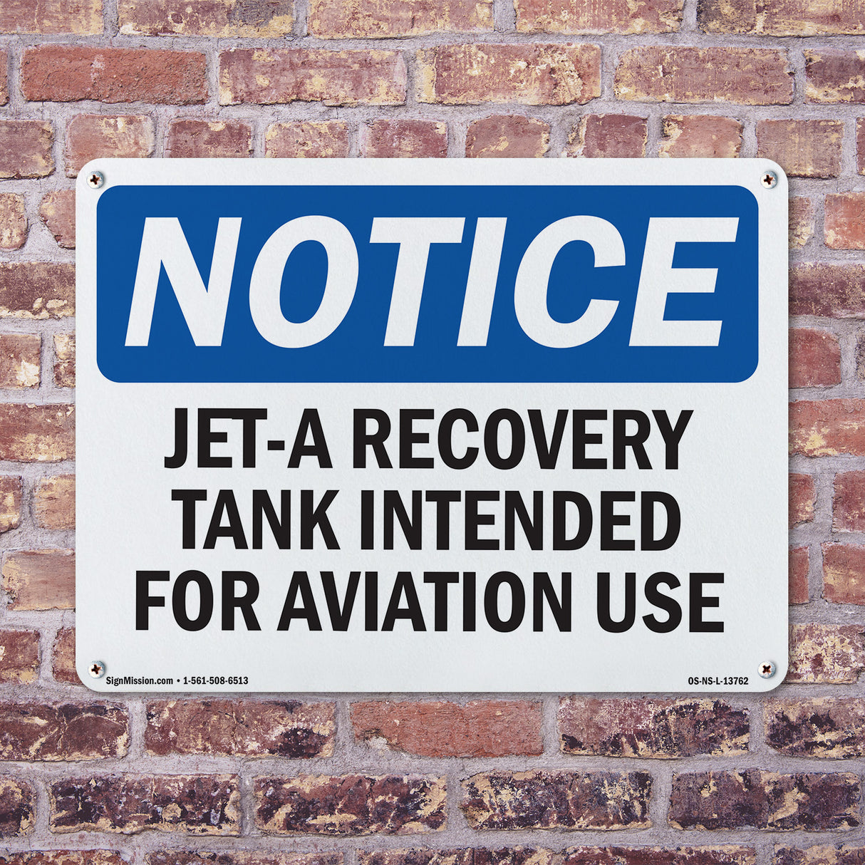 Jet-A Recovery Tank Intended For Aviation Use