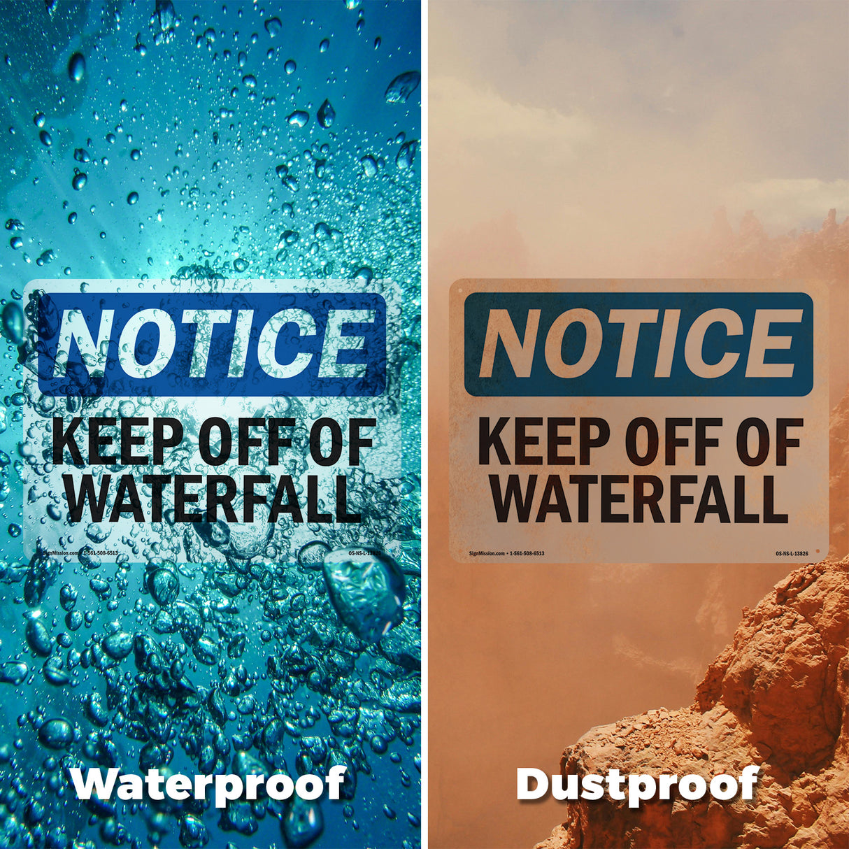 Keep Off Of Waterfall