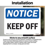 Keep Off Sign