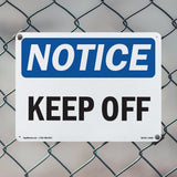 Keep Off Sign