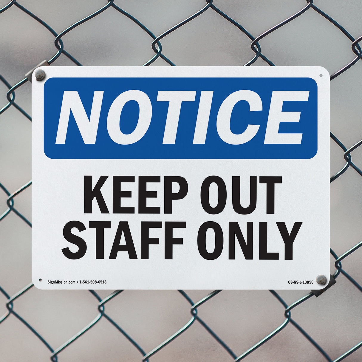 Keep Out Staff Only