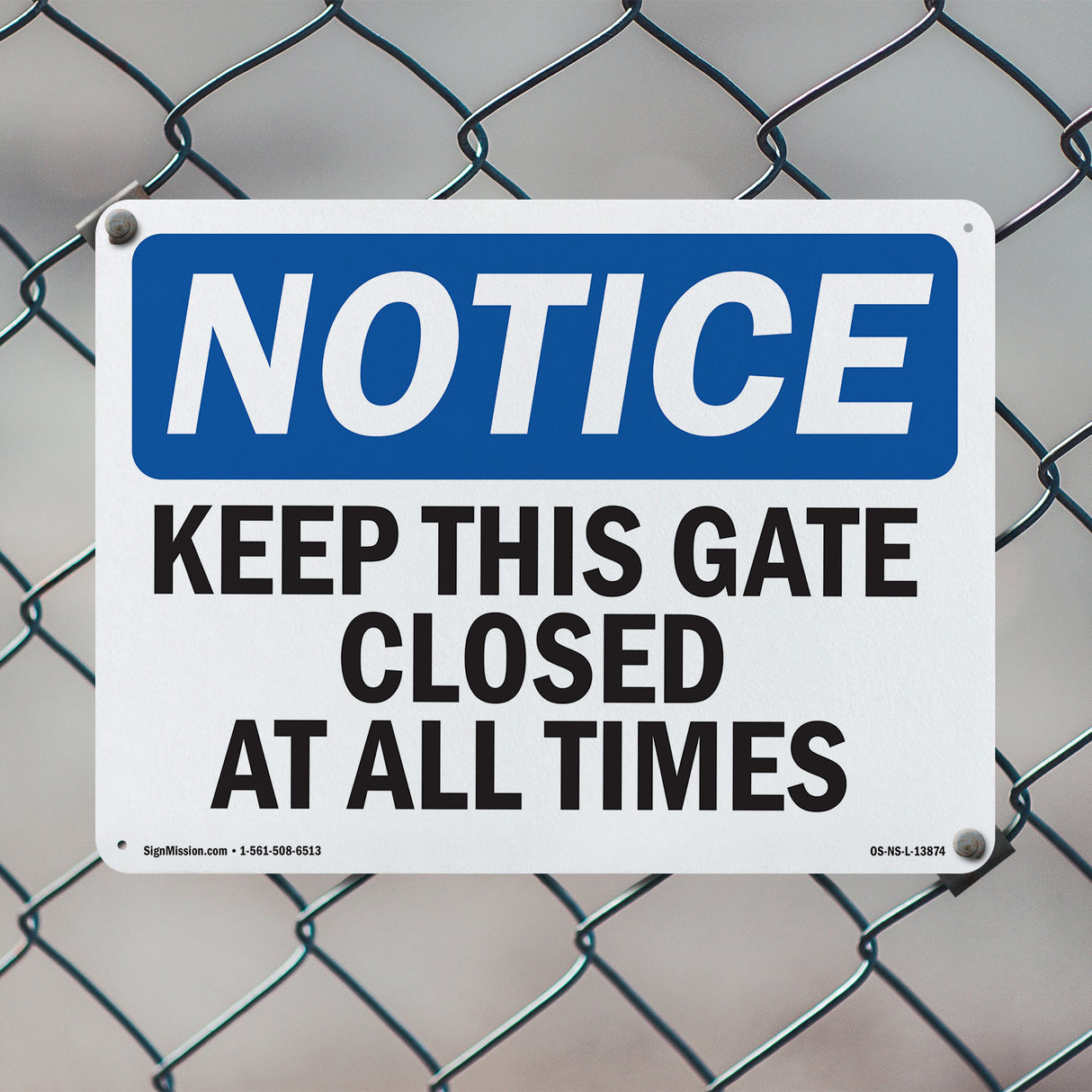 Keep This Gate Closed At All Times