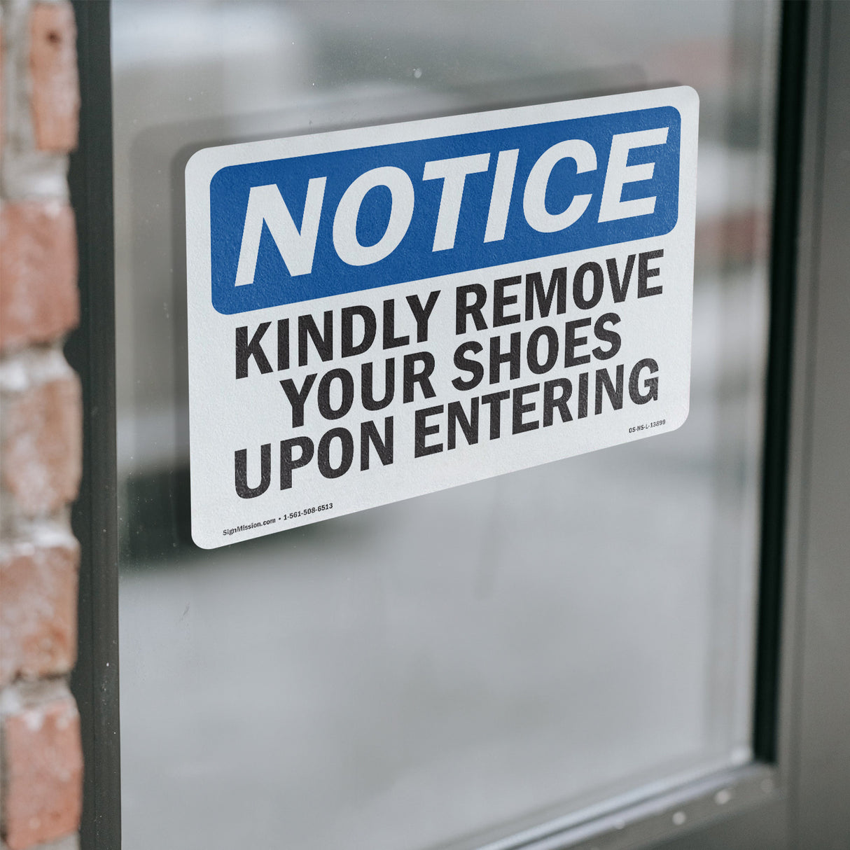 Kindly Remove Your Shoes Upon Entering