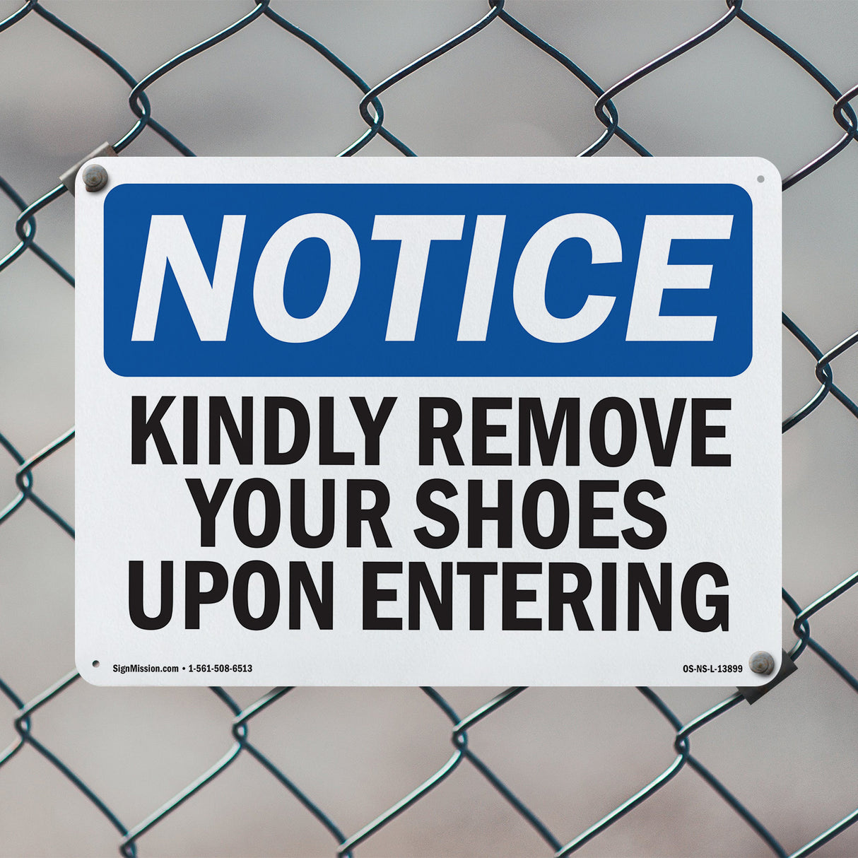 Kindly Remove Your Shoes Upon Entering