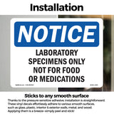 Laboratory Specimens Only Not For Food Or