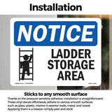 Ladder Storage Area