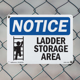 Ladder Storage Area