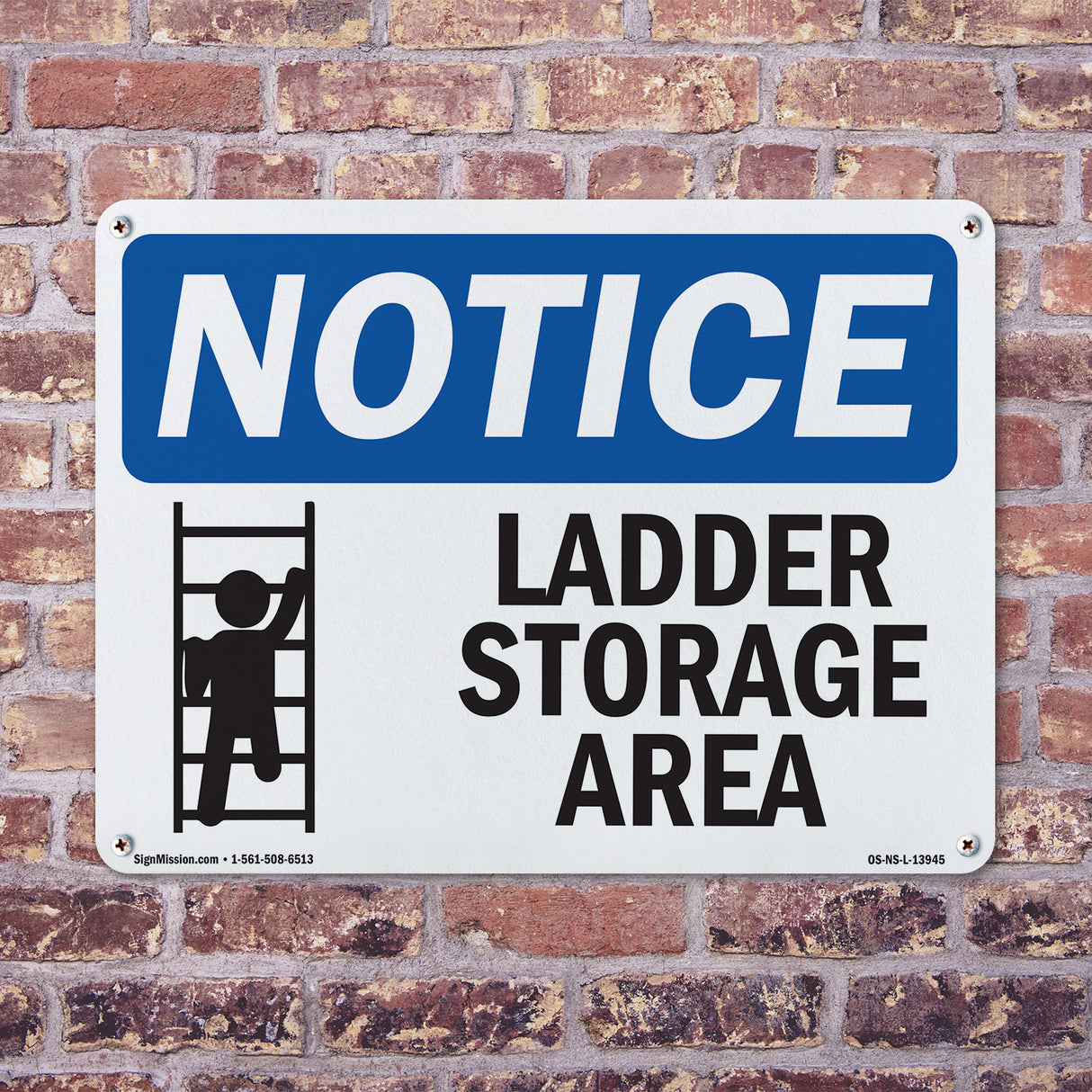 Ladder Storage Area