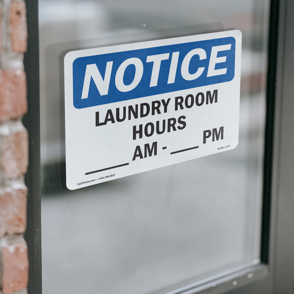 Laundry Room Hours ____ Am - ____ Pm