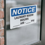 Laundry Room Hours ____ Am - ____ Pm