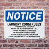 Laundry Room Rules For Residents