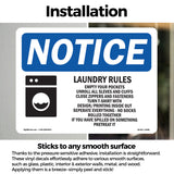 Laundry Rules Empty