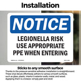 Legionella Risk Use Appropriate PPE When Entering