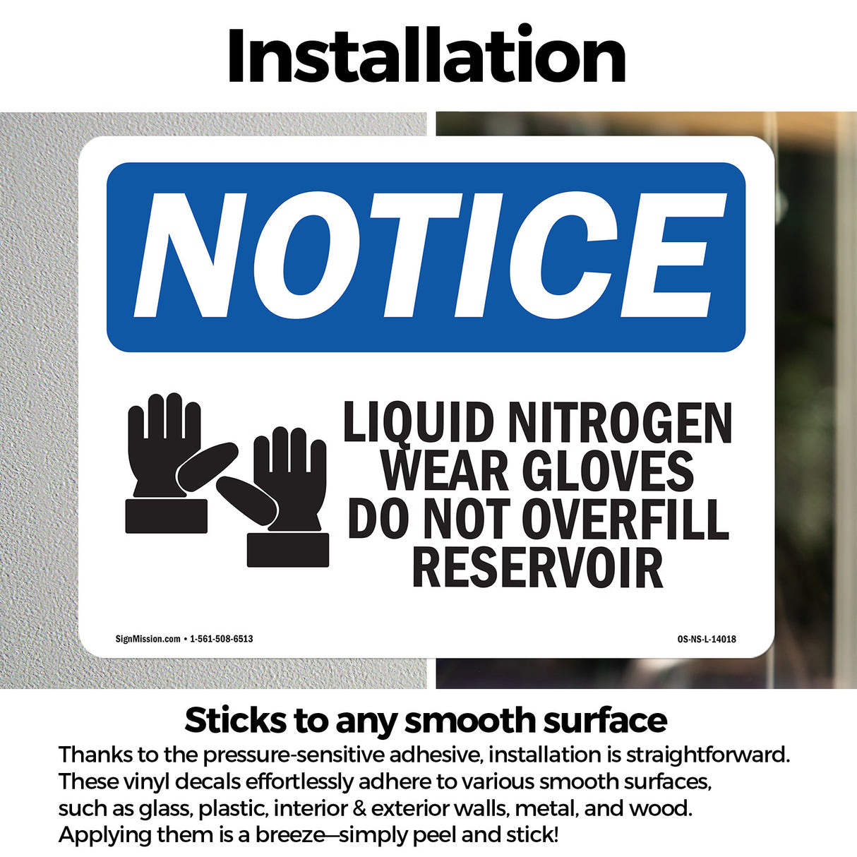 Liquid Nitrogen Wear Gloves