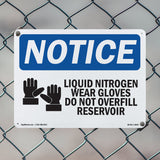 Liquid Nitrogen Wear Gloves