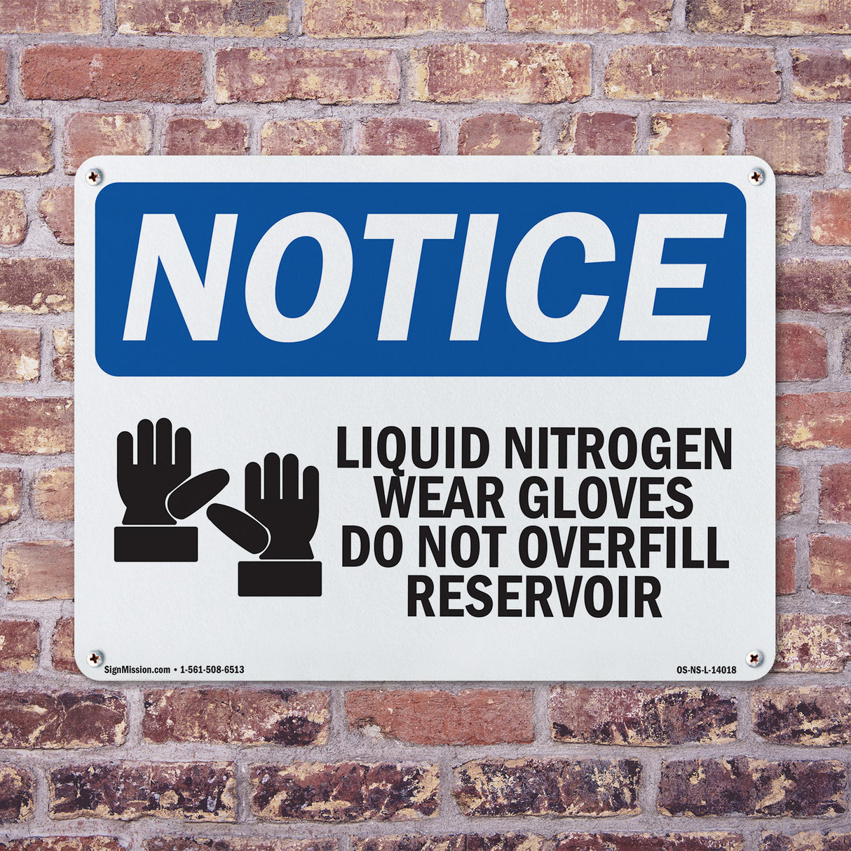 Liquid Nitrogen Wear Gloves