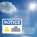 Low Overhead Clearance