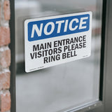 Main Entrance Visitors Please Ring Bell