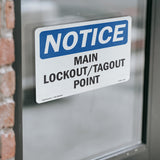 Main Lockout Tagout Point