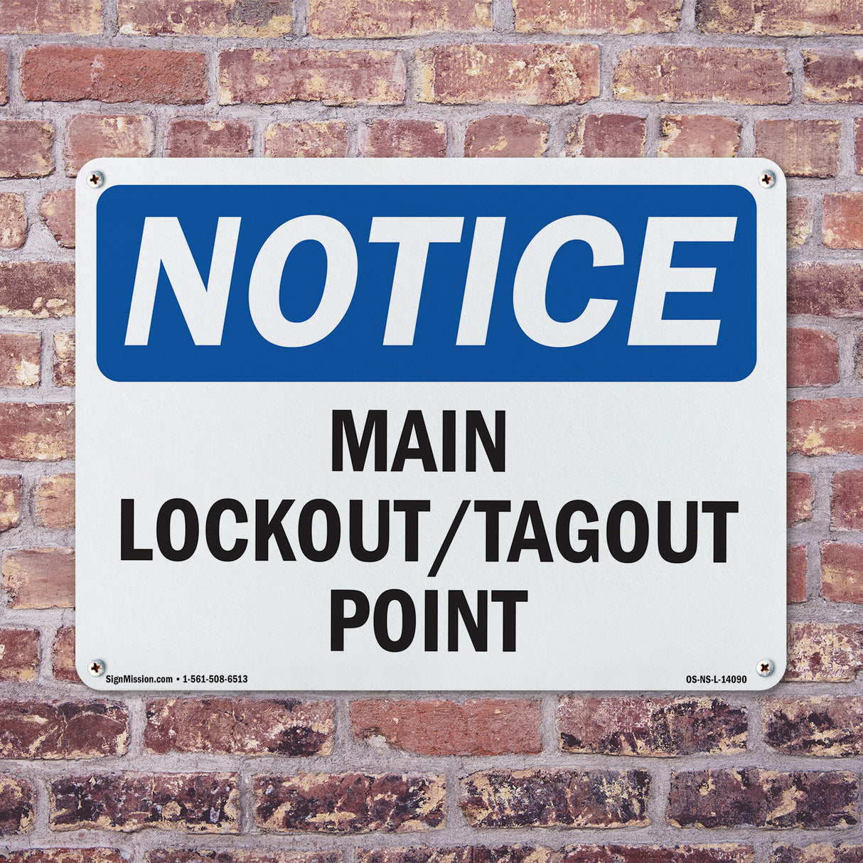 Main Lockout Tagout Point