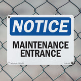 Maintenance Entrance