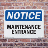 Maintenance Entrance