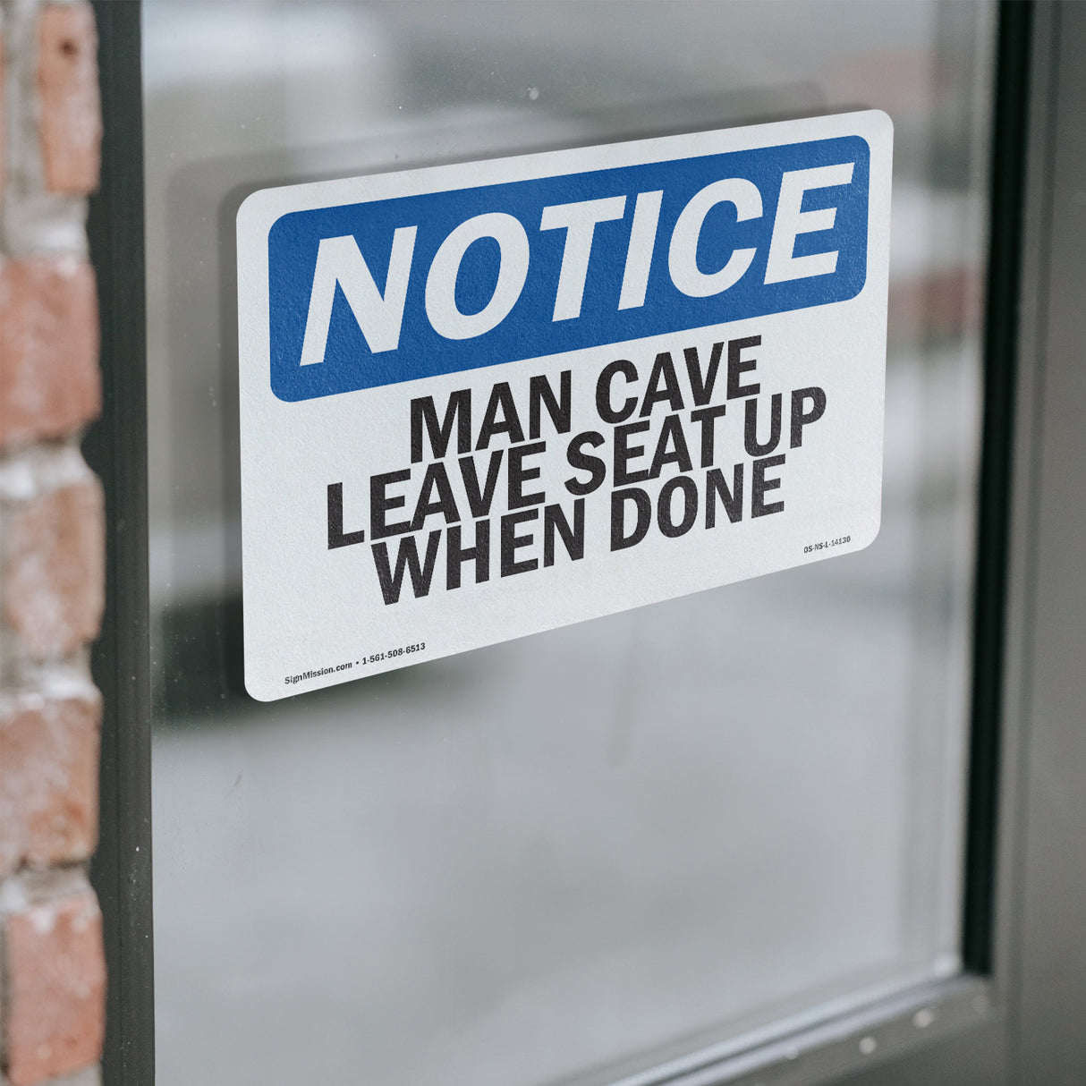 Man Cave Leave Seat Up When Done