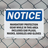 Mandatory Protection Gear While In This