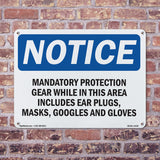 Mandatory Protection Gear While In This