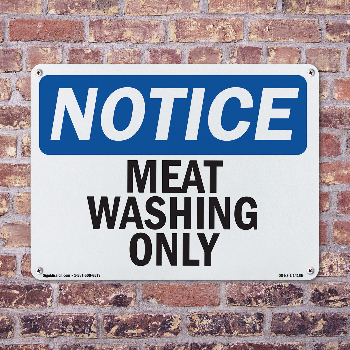 Meat Washing Only