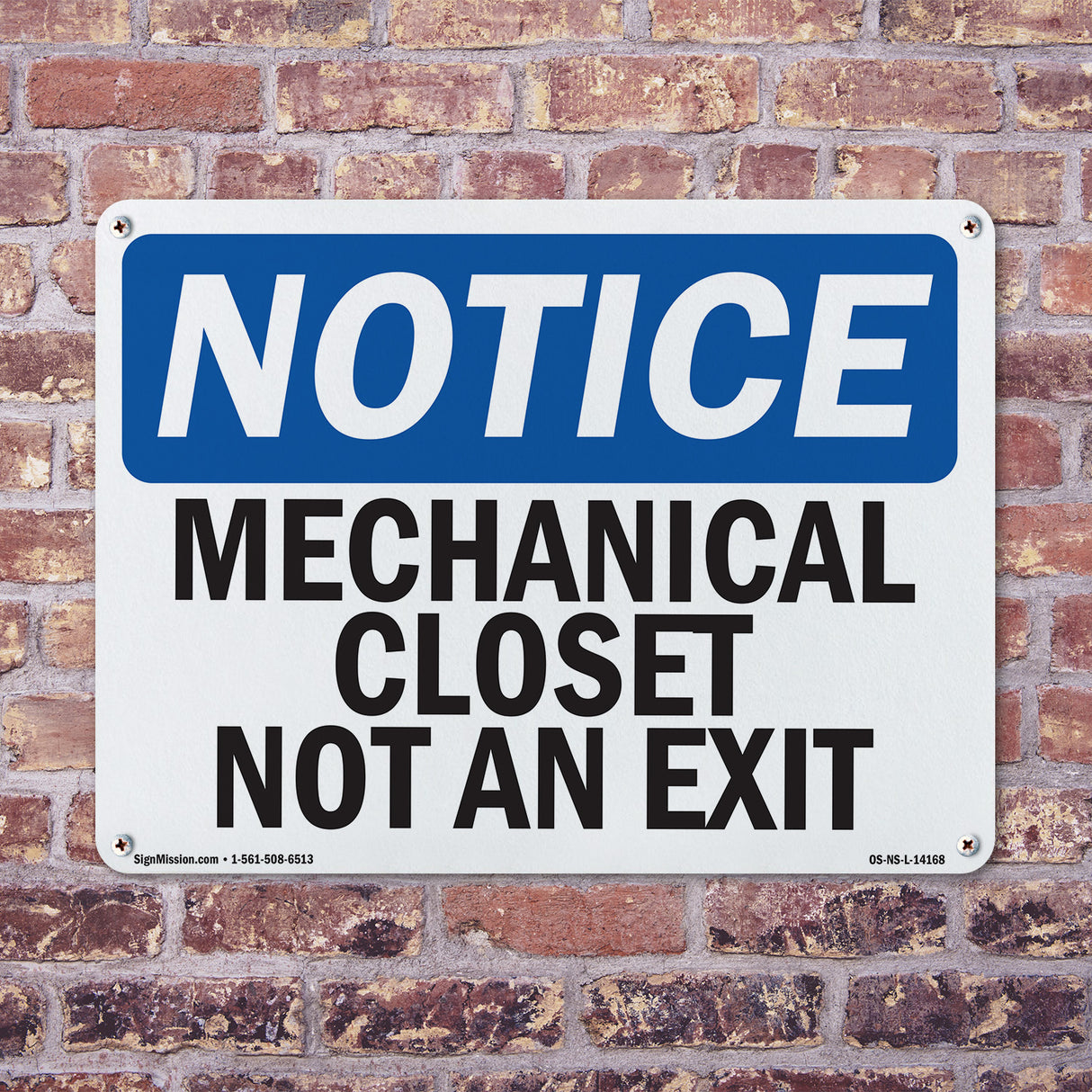 Mechanical Closet Not An Exit