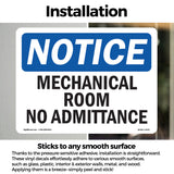 Mechanical Room No Admittance