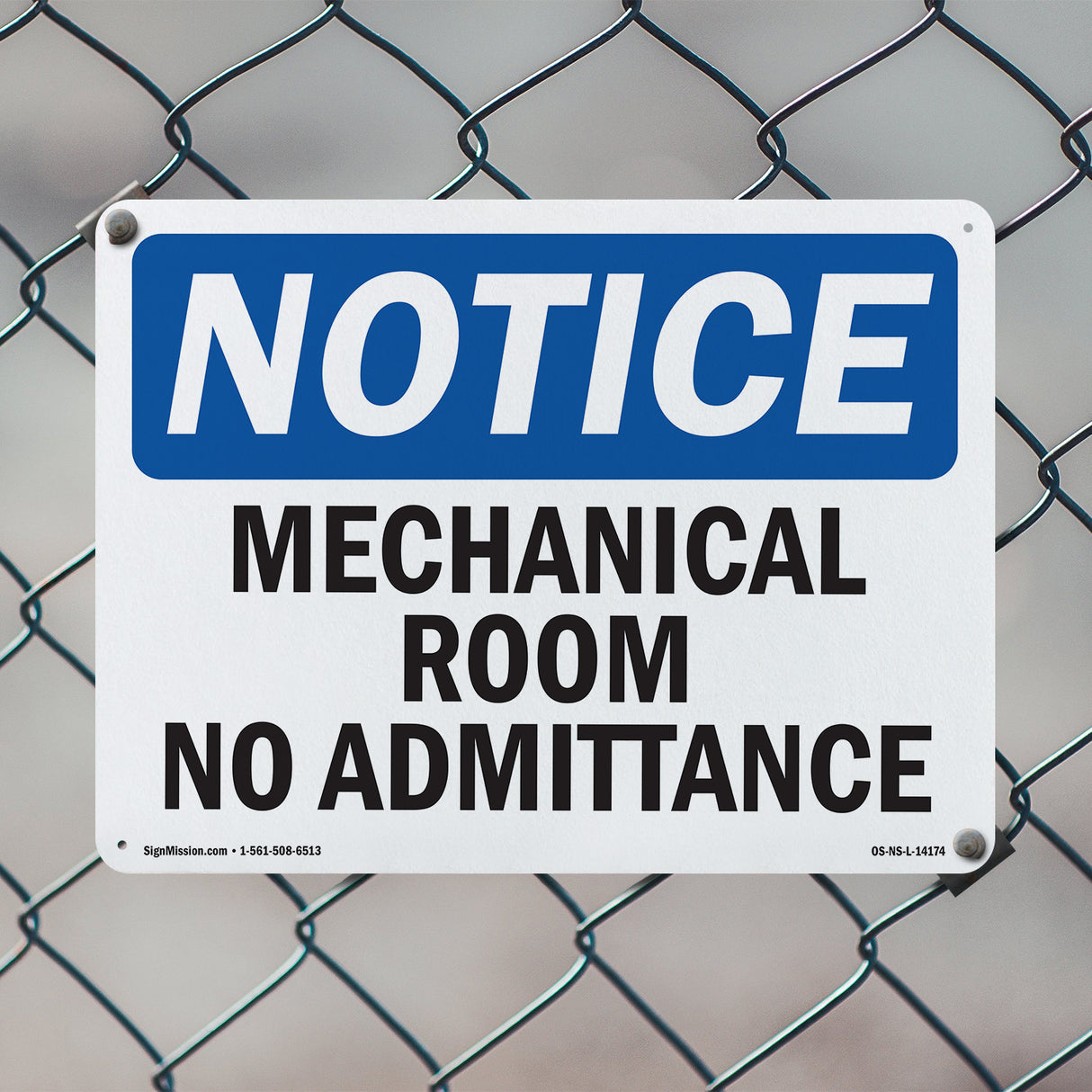 Mechanical Room No Admittance