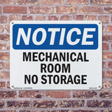 Mechanical Room No Storage