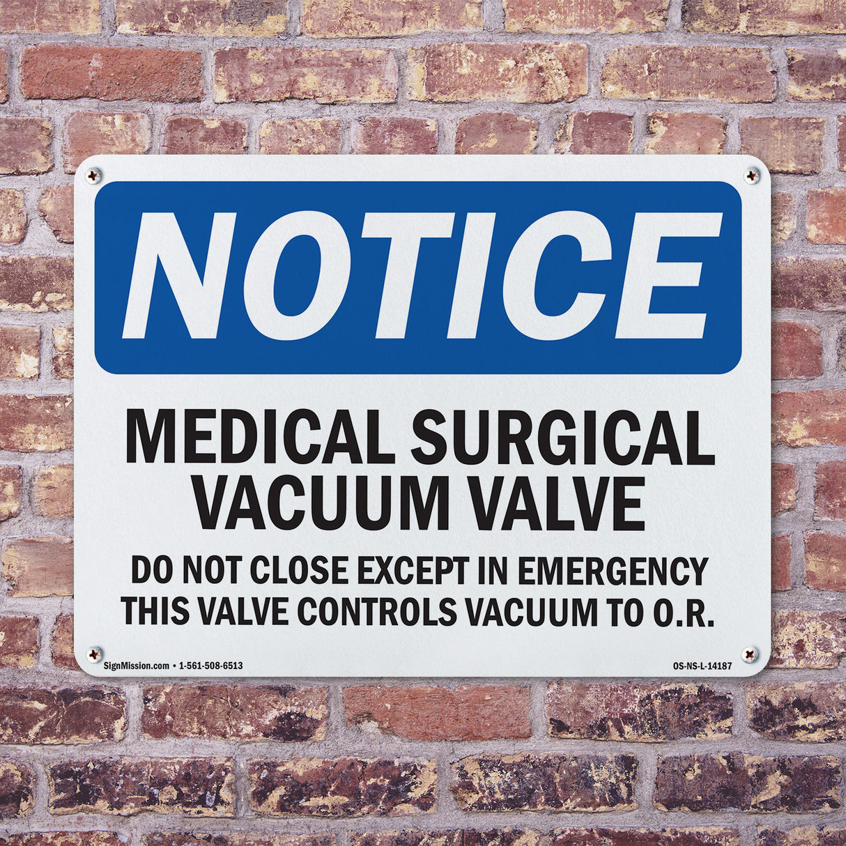 Medical-Surgical Vacuum Valve Do Not Close
