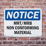 Mrt Mrb Nonconforming Material