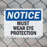 Must Wear Eye Protection