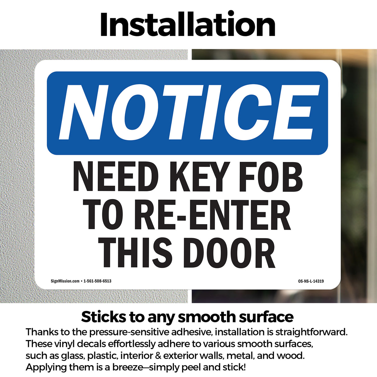 Need Key Fob To Re-Enter This Door